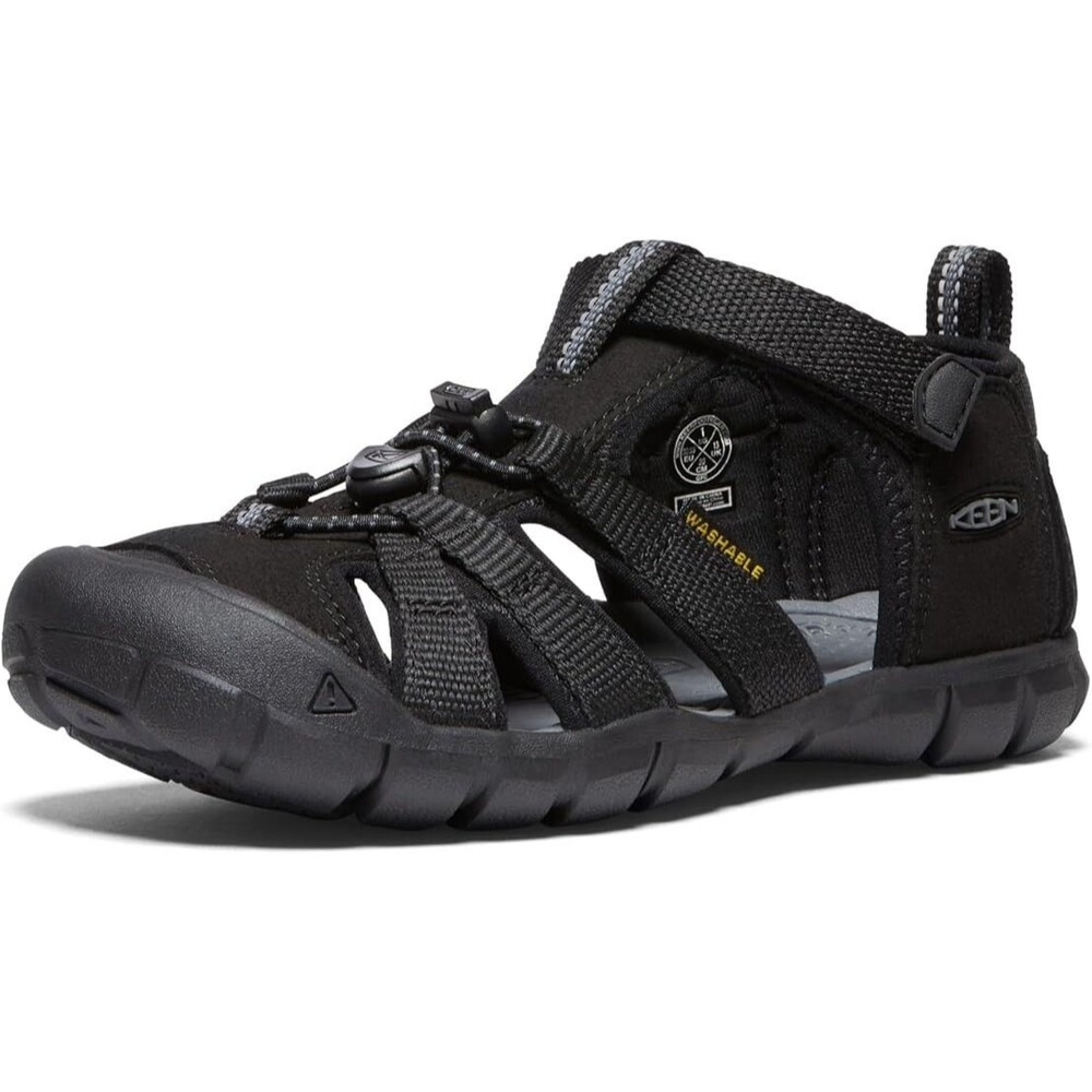 KEEN Seacamp 2 II CNX Closed Toe Sandals Big Kids 4 Black Unisex Child - Picture 3 of 11